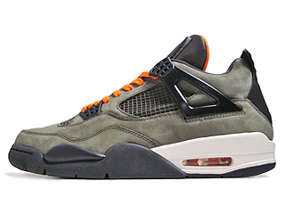 AIR JORDAN 4 RETRO undefeated deep green/clem-black-dk