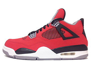 AIR JORDAN 4 RETRO toro bravo ire red/white-back-cmnt grey