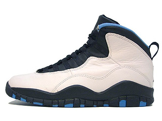 AIR JORDAN 10 (OG) white/black-dark powder blue