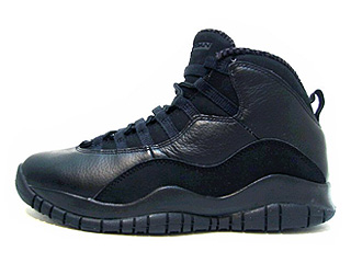 AIR JORDAN 10 RETRO black/white