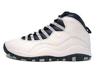 AIR JORDAN 10 RETRO white/black-light steel grey-varsity red
