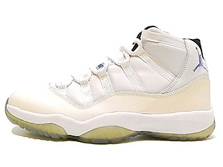 AIR JORDAN 11 RETRO columbia white/columbia blue-black