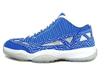 AIR JORDAN 11 RETRO LOW argon blue/zest-white