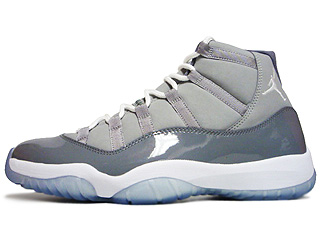 AIR JORDAN 11 RETRO cool grey medium grey/white-cool grey
