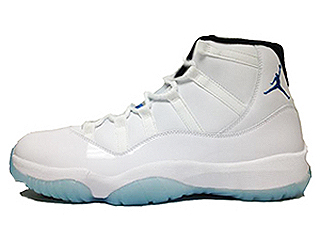 AIR JORDAN 11 RETRO LEGEND BLUE white/legend blue