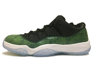 AIR JORDAN 11 RETRO LOW SNAKE black/nightshade-white-vlt ice