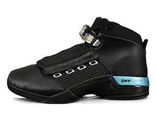 air jordan 17 black metallic silver