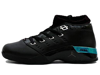 AIR JORDAN 17 LOW black/chrome